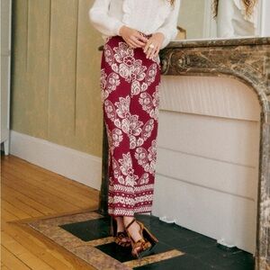 Sezane Christiano Trousers Ornamental Print - Size 8